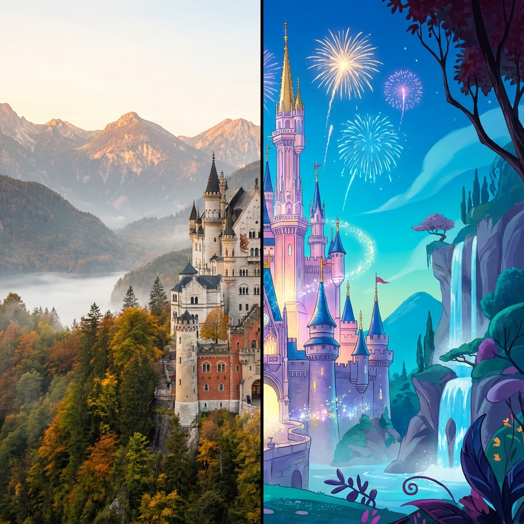 Real vs. Disney: The True Stories Behind 5 Famous Movie Castles
